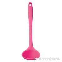 KitchenCraft Colourworks Silicone Ladle 28 cm - Pink - B003WOJ6BA